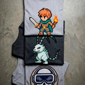 Paquete de 3 Playeras R.I.P Games – Aelion, Rabix y Logo Oficial